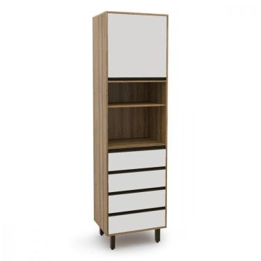 Imagem de Paneleiro Confort Para Microondas Cinamomo Off White Batrol Cinamomo Com Off White