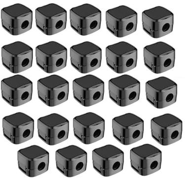 Imagem de Clipes de cabo, Suporte de cabo, Clipes magnéticos, Suporte de cabo para criado-mudo, Esconder ou substituir cabos de armazenamento de telefone, (Preto)