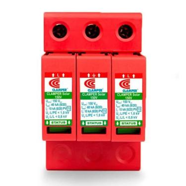 Imagem de DPS - Dispositivo Proteção Surtos DC/CC CLAMPER SOLAR 150V 40kA
