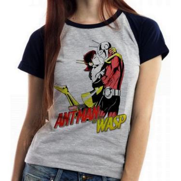 Imagem de Baby look blusa feminina ou Camiseta unissex Homem Formiga e a Vespa -