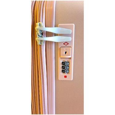 Imagem de Kit 3 Malas Viagem P, M, G - 360º - Abs - Alta Qualidade - Rodinha rem