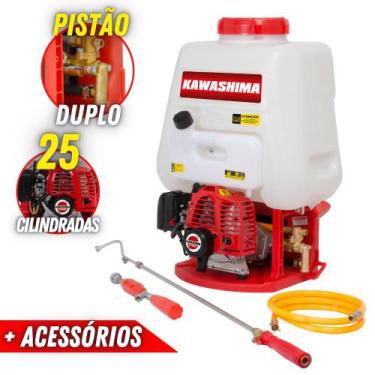 Imagem de Bomba Pulverizadora Kawashima PCG2625 À Gasolina 26cc 2T Pistão Duplo 