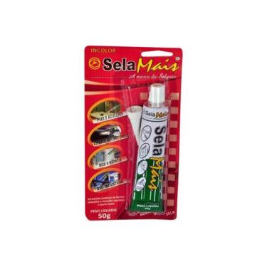 Imagem de Bisnaga Incolor Sela Mais Cola Adere Veda Sela 50 G