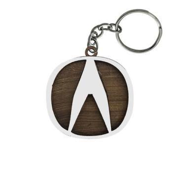 Imagem de Chaveiro 3d Marca Acura com Argola 4cm Mdf Madeira Decorada - ATACADÃO