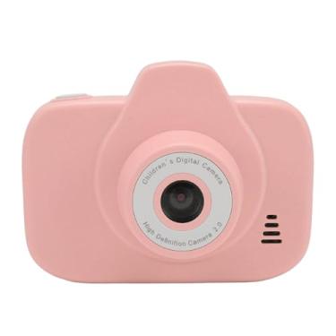 Imagem de Câmera de Vídeo Digital Portátil Pequena, Câmera Digital 1080P Com Suporte de até 32G, Tela de 2,0 Polegadas, 48MP para Fotografia (Rosa)