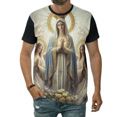 Imagem de Camiseta Nossa Senhora Aparecida Padroeira Mãe De Cristo - Darkwood, 1