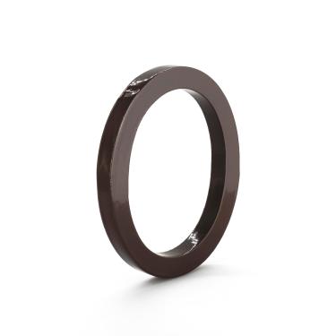 Imagem de Montague Metal Products MHN-10-F-RB1-0 Alumínio escovado sólido moderno números de casas de endereço, 25,4 cm, bronze romano revestido com pó