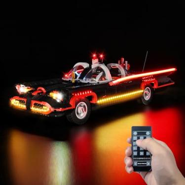 Imagem de Kyglaring LED Lighting Kit for Lego The Classic TV Series Batmobile Model Set, Compatible with Lego 76328, Bricks Set Not Included(Remote Control)