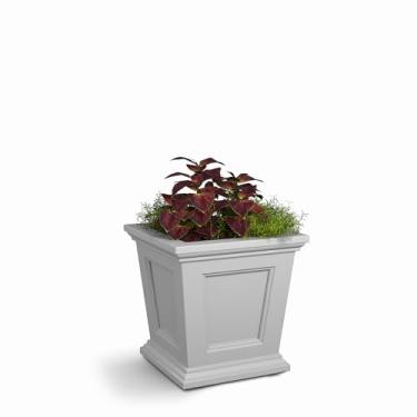 Imagem de Mayne Vaso quadrado Fairfield 40,64 cm - Branco