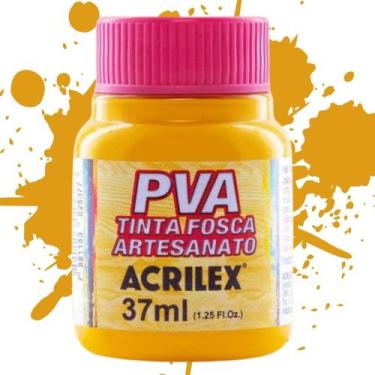 Imagem de Tinta PVA Fosca para Artesanato Acrilex Cores Quentes 37ml - 03240, AM