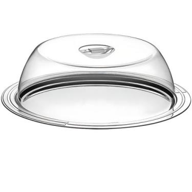 Imagem de Porta Bolo Boleira Cúpula Prato Aço Inox Tramontina Ciclo