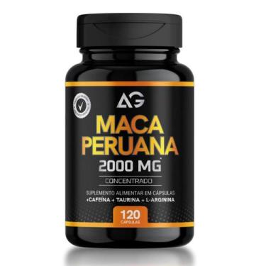 Imagem de Ma ca Pe ruana Concentrada 120 caps de 2000mg com Arginina Taurina Caf