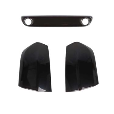 Imagem de JeCar Capa de luz traseira fumê 3º terço protetor de guarnição da tampa da luz de freio para Chrysler 300/300C 2011-2014