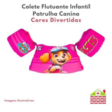 Imagem de Boia Colete Flutuante Infantil De Natação Patrulha Canina Turma Toda P