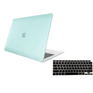 Imagem de Kit Capa Case Compativel Macbook new air 13 A2179 A2337 chip M1 cor vaf + Pelicula de Teclado