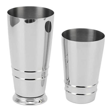 Imagem de Coqueteleira 304 Stainl Steel Wine Cup Japae Rican Boston Shaker Cocktail Shaker Baron (prata)