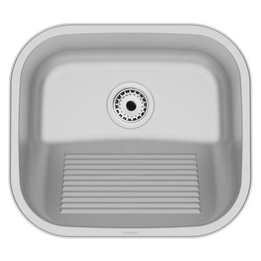 Imagem de Tanque De Encaixe Tramontina Hera Compact 19 Em Aço Inox Acetinado 40x35 Cm