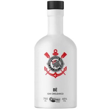 Imagem de Gin BË Corinthians Garrafa Branca 750 ML - GIN BË ORGÂNICO BEBIDAS