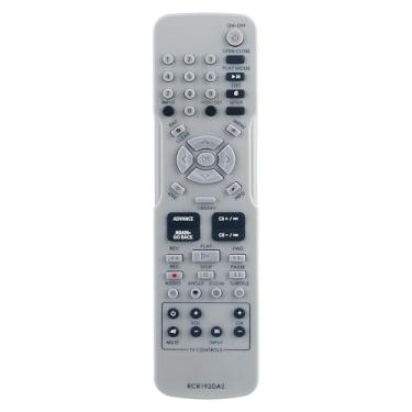 Imagem de Controle remoto de substituição RCR192DA2 compatível com gravador de DVD RCA DRC8030 DRC8030N 273456 (branco)