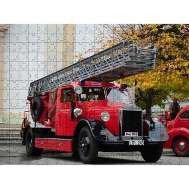 Imagem de Quebra-Cabeça Carro de Bombeiros de 300 peças Herois que Encantam - Co