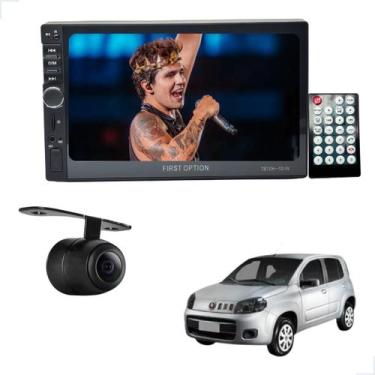Imagem de Central Multimidia 1 Din 7Polegadas + Câmera de Ré Uno 1984..1990..200