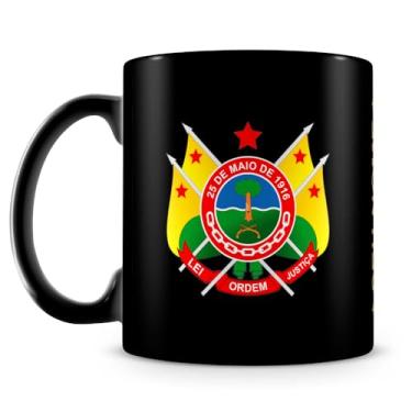 Imagem de Caneca Polícia Militar do Acre 100% Preta (Com Nome)
