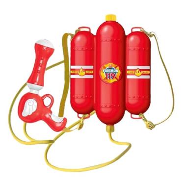 Imagem de Kokiya Mochila infantil, brinquedo aquático, bombeiro, brincadeira de faz de conta, bombeiro, brincadeira de dramatização, brinquedos para piscina ao ar, Garrafas