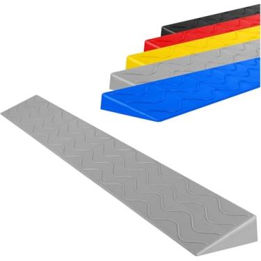 Imagem de Rampas De Limiar Internas Para Portas Rampa De Meio-fio Cadeira De Rodas Portátil Tapete De Passo 1-10cm Robô De Varredura De Canal De Elevação, Bic, Grey, 100x10x4cm(39.4x3.9x1.6inch)