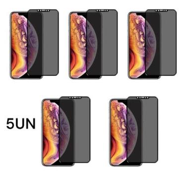 Imagem de Kit Com 5UN Películas Anti Espião 9D Fosca Privacidade Para Iphone 11 
