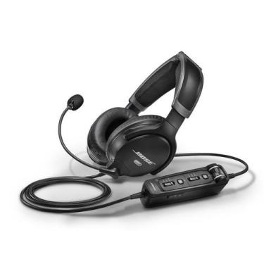 Imagem de Headset de Aviação Bluetooth Bose A30 Plug U-174 (Cabo Reto), preto