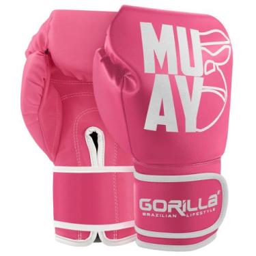Imagem de Luva de boxe Profissional 12Oz Feminina Exclusiva Muay Thai Boxe Equip