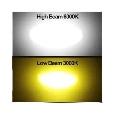 Imagem de Lâmpadas LED H4 H6 BA20D para Motocicleta - 10000Lm - Lente CSP - Bran