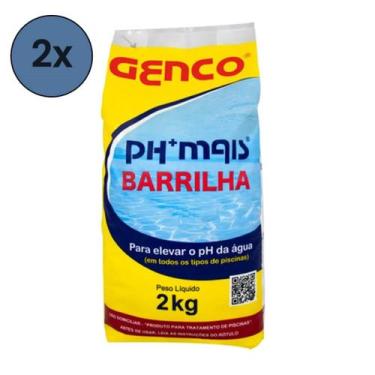 Imagem de kit 2x PH Mais Barrilha 2kg - Genco