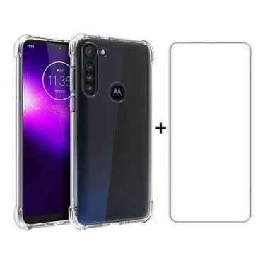 Imagem de Capa Capinha + Pelicula Resistente Para Moto One Action - Universo