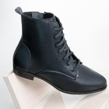 Imagem de Bota Rasteira Veneza01 Conforto e Estilo em Cada Passo Preta 2641 - DO