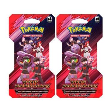 Imagem de Kit com 2 Blister Unitário Pokemon Escarlate e Violeta Rivais Predesti
