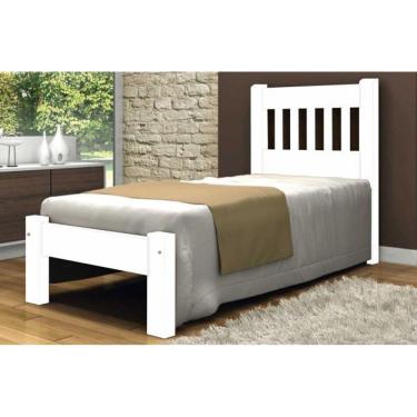 Imagem de Cama Solteirão (Solteiro Extra) Pérola de Madeira Maciça Tauari