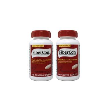 Imagem de Suplemento Fibercon Fiber 140 cápsulas (pacote com 2)