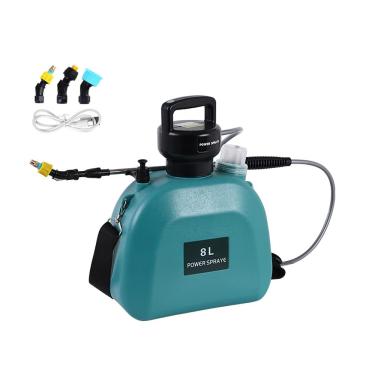 Imagem de Chusui Aspersor de ombro recarregável USB Pulverizador elétrico portátil Ferramentas agrícolas Regador Atomizador Regador Pulverizador de água Multifuncional Pulverizador de plantas de jardim Ferra CL