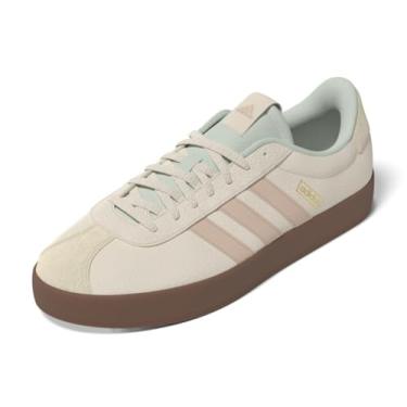 Imagem de adidas Tênis feminino VL Court 3.0, Wonder White/Powder Coral/Linen Green, 40