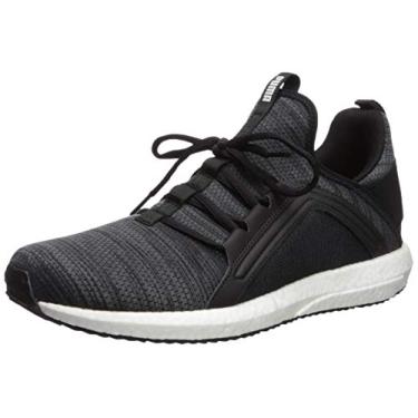 Imagem de PUMA Tênis de malha unissex Mega NRGY, Preto, ferro - branco, 9.5
