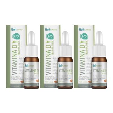 Imagem de COMBO 3 UNIDADES VITAMINA D BARIATRIC 2000UI 15ML BELT NUTRITION - LARANJA