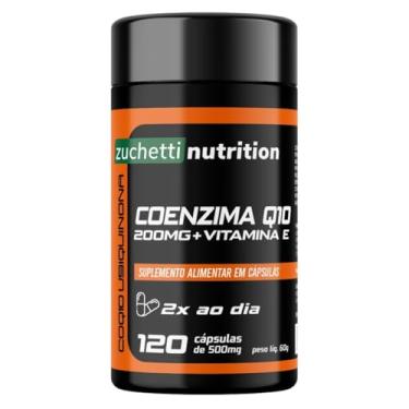 Imagem de Coenzima q10 200mg Coq10 Zuchetti nutrition 120 Capsulas Original Ubiquinona