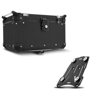 Imagem de Baú Moto Alumínio Top Case 48 Litros + Base de Fixação Super Adventure