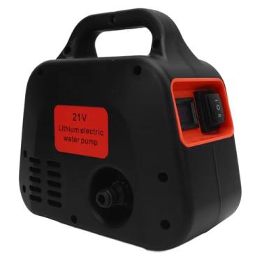 Imagem de Luocute Bomba de Transferência de água, Bomba de Transferência de água Elétrica Portátil Alimentada por Bateria Com Pulverizador, Adequado para Rega do Jardim do Gramado (Plugue nos EUA)