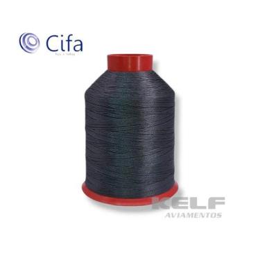 Imagem de Fio Linha 40 100% Poliamida 80g Costura De Estofados Cifa Cor Grafite 