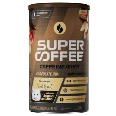 Imagem de Supercoffee Sabor Chocolate Lingua de Gato de 380gCaffeine Army