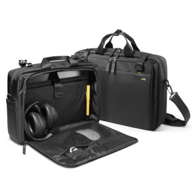 Imagem de Spigen Klasden Bolsa carteiro de ombro protetora para laptop com fivela de alça de bagagem projetada para MacBook Pro/Air M4/M3/M2/M1 de 16 polegadas/15 polegadas, Lenovo, HP e mais, Preto