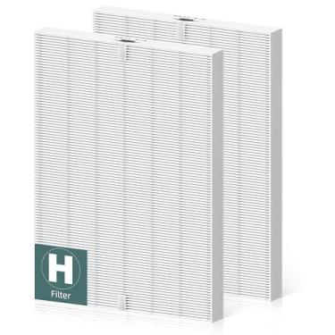 Imagem de Filtro de substituição H 116130 HEPA para purificador de ar Winix 5500 5500-2 AM80 PlasmaWave, filtro HEPA verdadeiro grau H13, pacote com 2