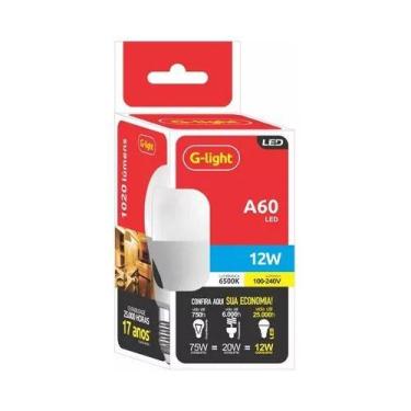 Imagem de Lampada led bulbo 12w 6500k e27 autovolt g-light
